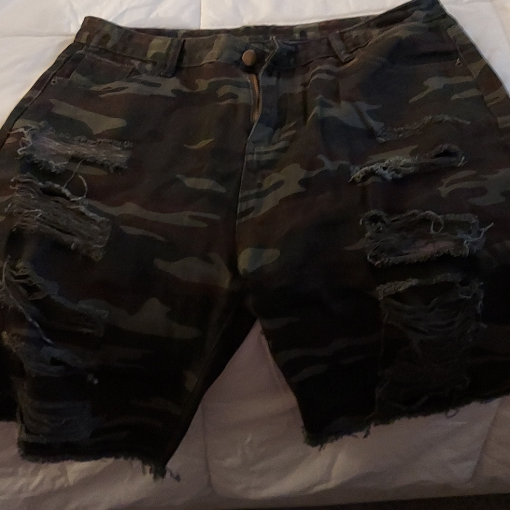 Army fatigue  shorts
